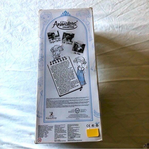 Disney’s Animators Collection 1st Edition Elsa Doll 16”NIB - Picture 4 of 6